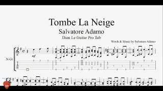 Salvatore Adamo - Tombe La Neige ver.3 - Guitar Tabs
