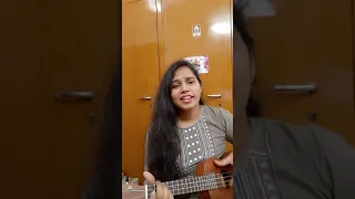 Khairiyat| Chhichhore Ukulele cover by Heena and hidden person