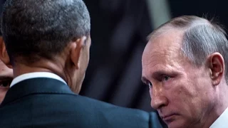 О чем успели поговорить Обама и Путин за 4 минуты