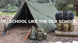 Solo Overnighter Using Old School Military Gear and Campfire Chili Mac