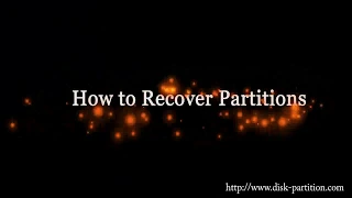 Recover the deleted and lost partitions easily with reliable partition tool - Aomei