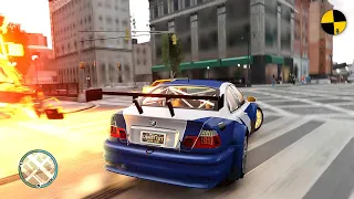 GTA 4 Crazy BMW M3 GTR Crashes Ep.5