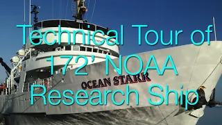 Technical Tour of 172'  ex-NOAA Research ship. For Sale. Perfect for Conversion to Expedition Yacht.