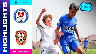 Freedom QJ League U17 A 2024. Matchweek I. Ordabasy 4-0 Shakhtyor. Highlights