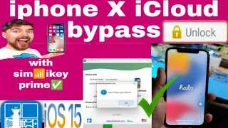 how to iphone X iCloud🔐bypass with sim📶ikey prime tool✅ ikey prime iphone activists lock ( বাংলা )