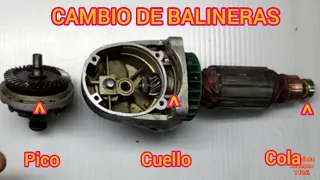 CAMBIO DE BALINERAS EN AMOLADORAS UTILIZANDO EXTRACTORES CASEROS...