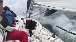 Cowes Week day 6 - J/80 in 20 + knots wind