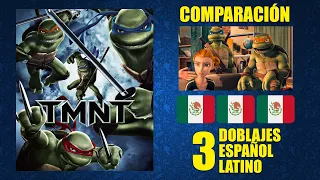 TMNT: Las Tortugas Ninja [2007] Comparación de 3 Doblajes Latinos | Original y Redoblajes