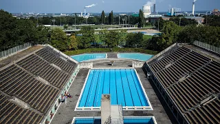 The Swimming stadium at the Olympic Stadium Berlin