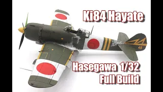 1/32  Ki84 Nakajima "Hayate" Hasegawa Full Build