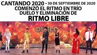 Cantando 2020 - Programa 30/09/20 - Comenzó el #RitmoEnTrío y una pareja fue eliminada del certamen