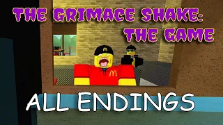 The Grimace Shake: The game - ALL ENDINGS + Badges [Roblox]