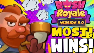 *NEW* SECRET BEST DECK , 1000 TROPHIES 🏆 IN 4 HOURS 😱 | RUSH ROYALE