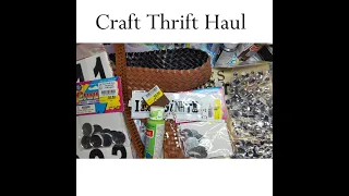 Craft Thrift store haul #2 - Mixed media scrapbooking art journaling