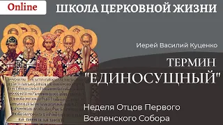 Термин "Единосущный". Неделя Отцов Первого Вселенского Собора