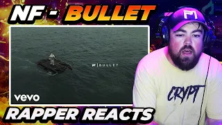 RAPPER REACTS to NF - BULLET (Audio)