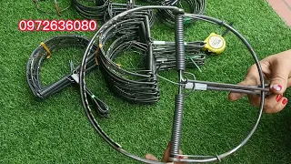 kẹp bán nguyệt to dài 22*27 bẫy diệc, chồn ...cam kết ko lo gãy