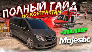 ЗАРАБОТОК С КОНТРАКТОВ СЕМЕЙ НА MAJESTIC RP GTA 5 RP