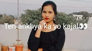 Teri ankhya ka yo kajal 🖤|Dance cover by sadhna 🤩|Sapna choudhary ♥️