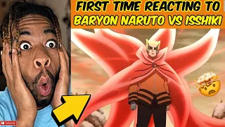 FIRST REACTION TO BORUTO!!! | BARYON NARUTO VS ISSHIKI | Boruto Episode 217 (Reaction)