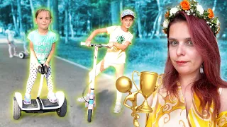 👩 MAMA e PREMIANTĂ🏆 la ȘCOALĂ  💥 TEO și BRI fac CONCURS 🚴‍♀️