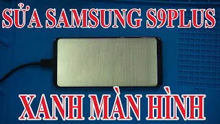 sửa điện thoại samsung s9 plus xanh màn hình