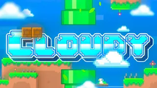 Cloudy by DHaner (w/coin) | Geometry Dash