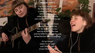 would that i || hozier || cover