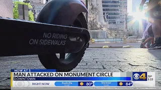 Man attacked on Indianapolis' Monument Circle