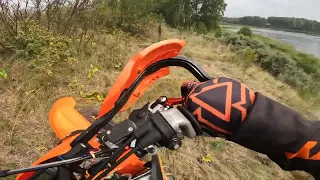 Небольшое сравнение KTM EXC 250 c 300 после установки factory kit 300