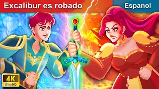 Excalibur es robado ⚡Excalibur is stolen in Spanish 🌜 WOA - Spanish Fairy Tales