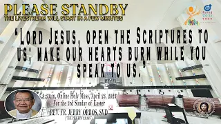 Fr. Jerry Orbos, SVD – LIVE NOW | 9:30AM HOLY MASS | Sunday, April 23, 2023 at the Diocesan Shrine