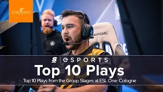 Top 10 Plays from the Group Stages at ESL One: Cologne 2016