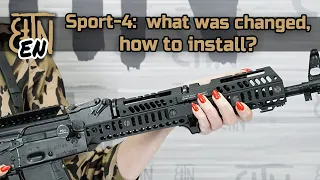 Sport-4 kit for AK: what was changed in version 2.0, how to install?