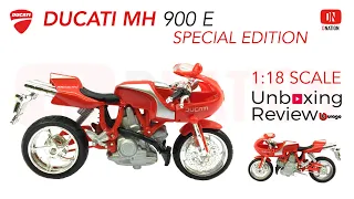 Unboxing Ducati MH 900E 1:18 scale Diecast Motorcycle manufactured by Bburago - Dnation