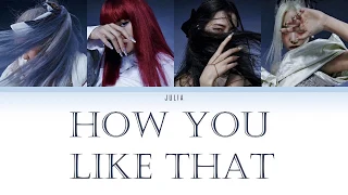 BLACKPINK (블랙핑크)—HOW YOU LIKE THAT КИРИЛЛИЗАЦИЯ|ПЕРЕВОД НА РУССКИЙ