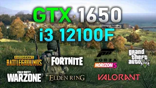 GTX 1650 + i3 12100F : Test in 8 Games