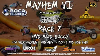 MAYHEM VI Race 7 | A-Main | 4WD MOD Buggy | May 19, 2024