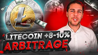 Litecoin Crypto Arbitrage | Arbitrage Trading LTC +10% Spread | LTC Strategy Trading 2024