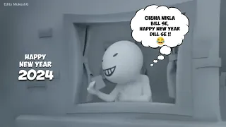 Happy New Year 2024 || Funny Meme / Funny WhatsApp status ~ Edits MukeshG