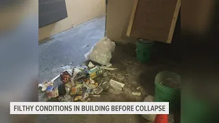 Dog poop, grime & trash: Residents describe living conditions at Davenport building before collapse