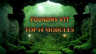 My Top 10 Modules for Foundry VTT V9 ( D&D5E )