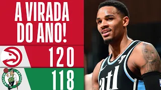 HAWKS VIRAM JOGO DE 30 PONTOS DE DIFERENÇA CONTRA OS CELTICS! | Melhores Momentos