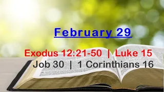 Bible Read Through   February 29
