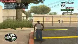 GTA San Andreas - Mission #4 - Tagging Up Turf  (HD)