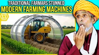 Eyes Wide Open: Traditional Farmers Awed by Modern Agriculture Technology! Tribal People Try