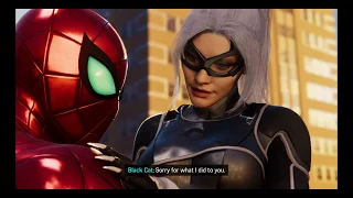 Marvel's Spider-Man Rooftop Fight - Black Cat Returns Silver Lining DLC.