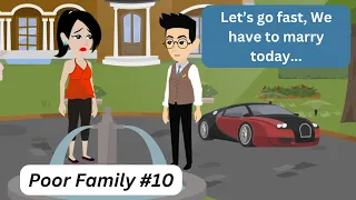 Poor Family #10| Learn English | Improve English | 2dAnimation