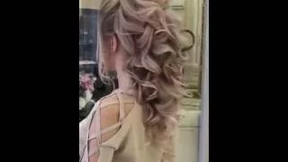 Хвост на обучении в Эль Стиль @elstile - pony wedding hairstyle class at Elstile