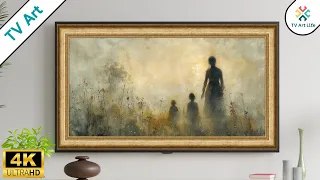 Classic Impressionism Art for Your TV • Family in a Field of Flowers • Frame TV Art • 4 hours 4K HD